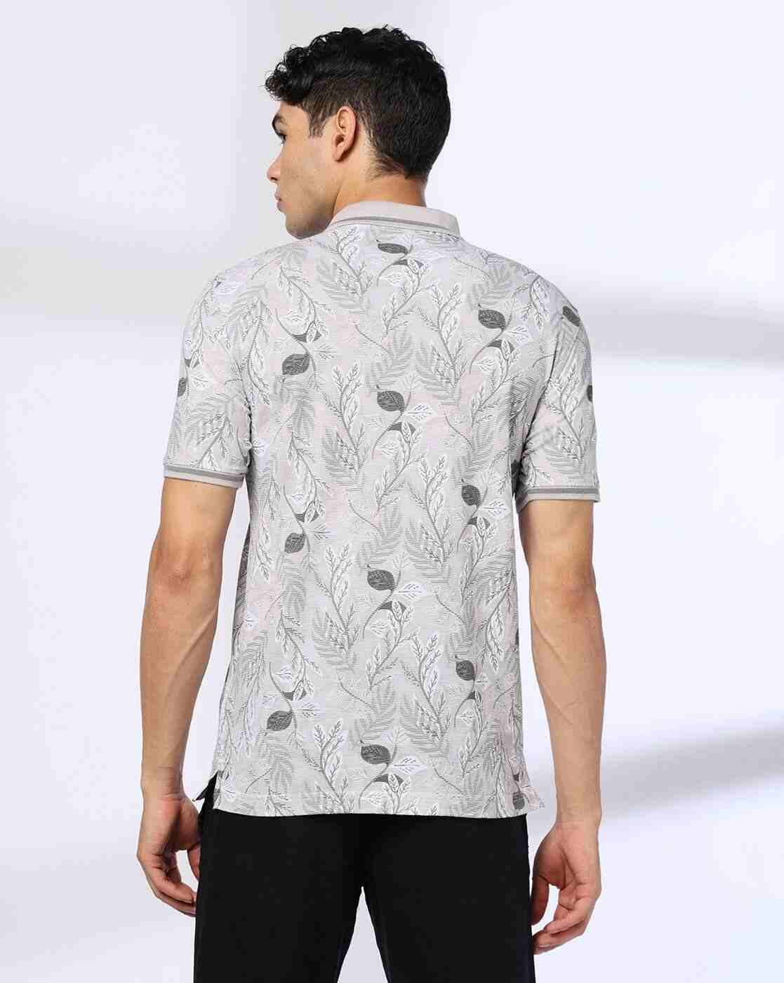 NETPLAY | Men All-Over Print Slim Fit Polo T-Shirt|2