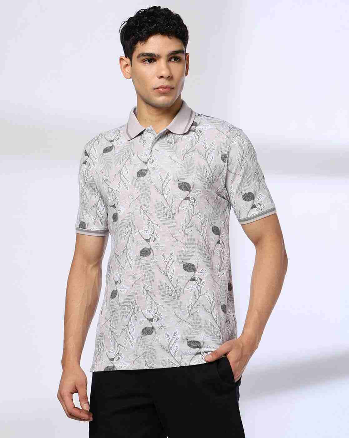 NETPLAY | Men All-Over Print Slim Fit Polo T-Shirt|3