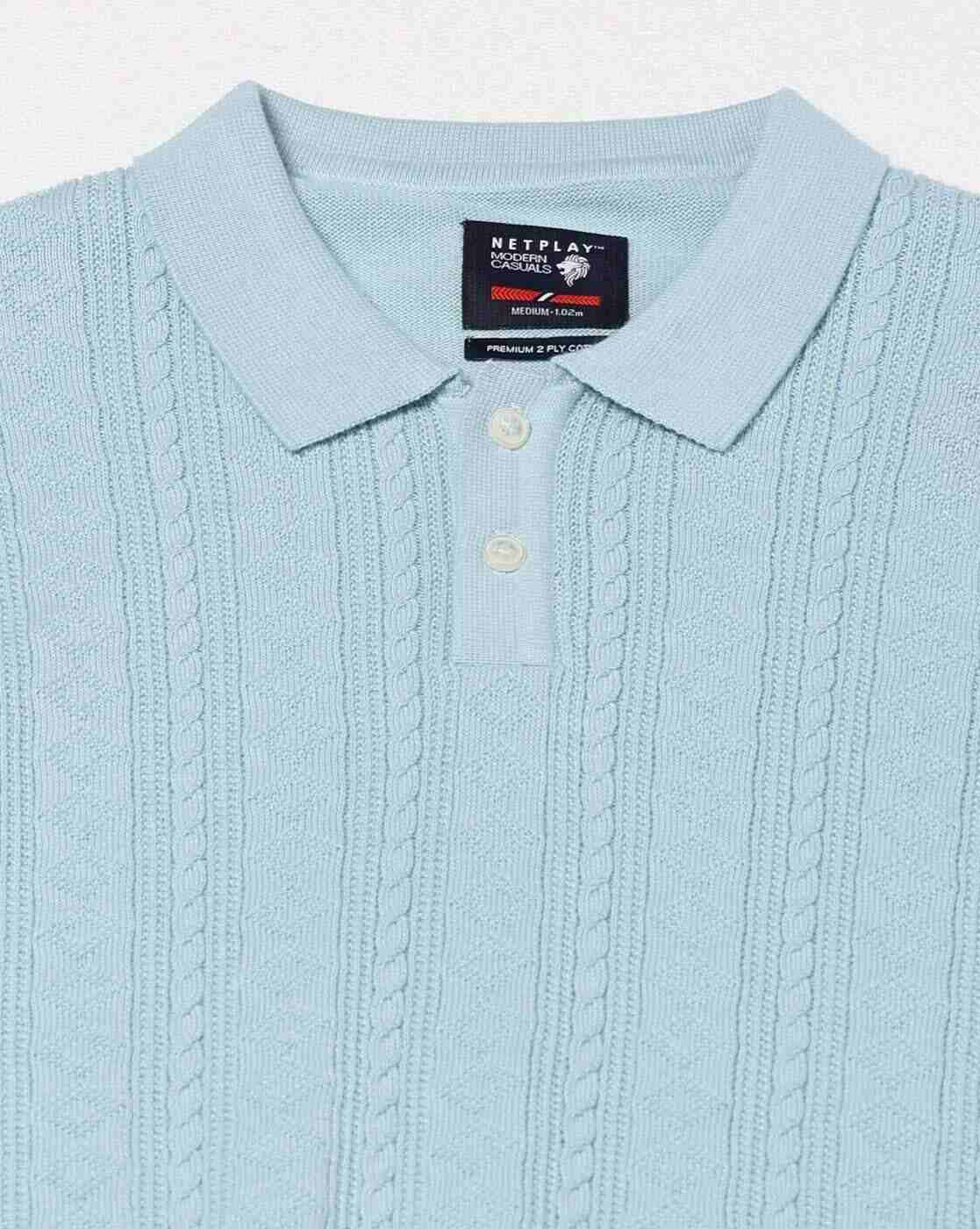 NETPLAY | Men Slim Fit Polo T-Shirt|5