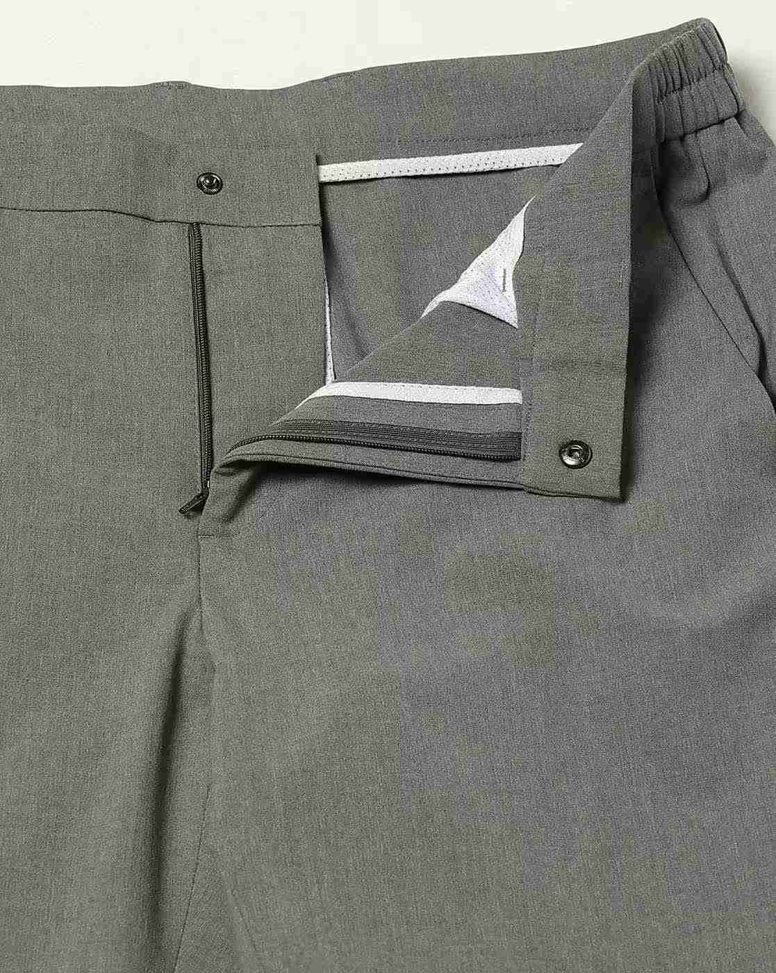 NETPLAY | Men Mid-Rise Slim Fit Flat Front Trousers|4