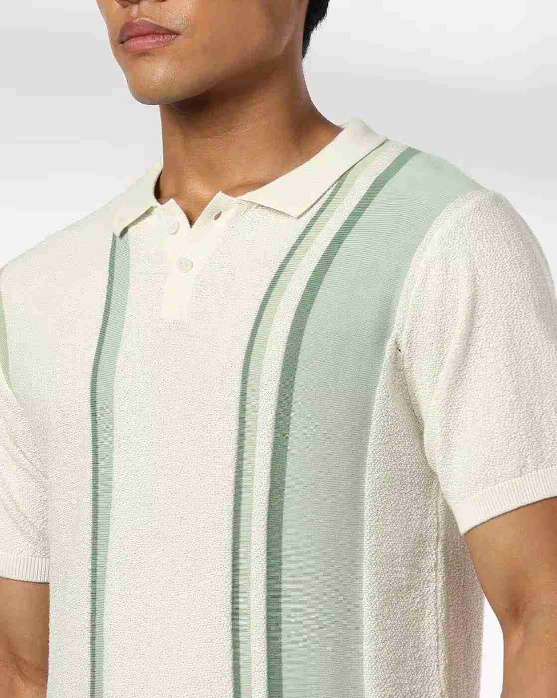 NETPLAY | Men Striped Slim Fit Polo T-Shirt|4