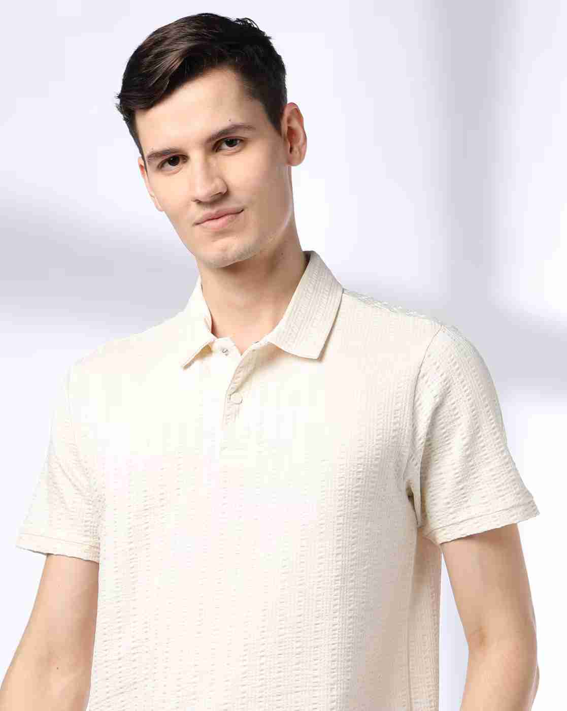 Men Slim Fit Polo T-Shirt