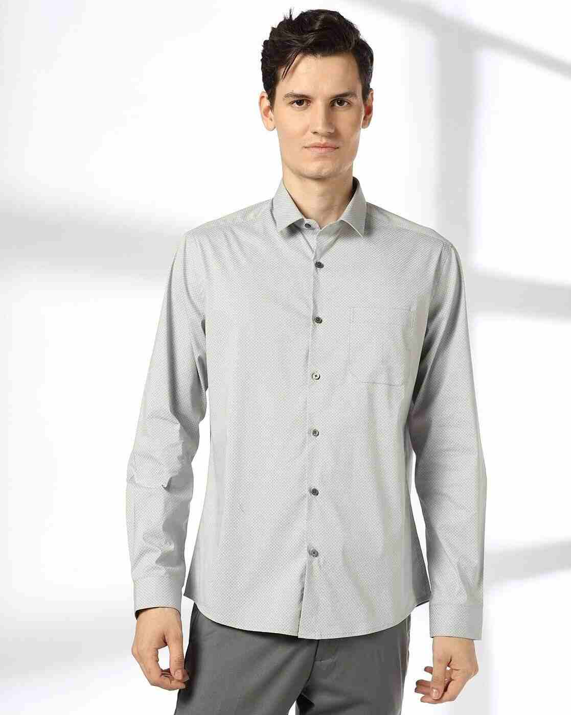 NETPLAY | Men Slim Fit Shirt with Patch Pocket|3