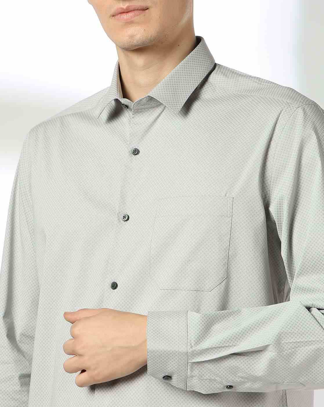 NETPLAY | Men Slim Fit Shirt with Patch Pocket|4