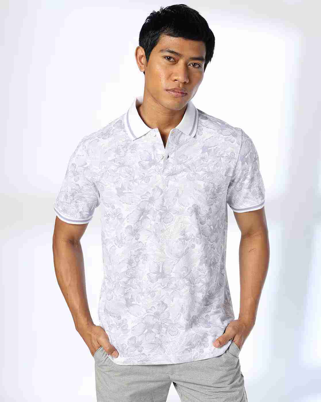 NETPLAY | Men Ultimate All-Over Print Slim Fit Polo T-Shirt|0