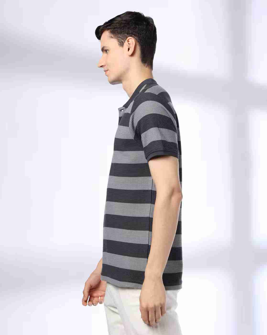 NETPLAY | Men Ultimate Striped Slim Fit Polo T-Shirt|1