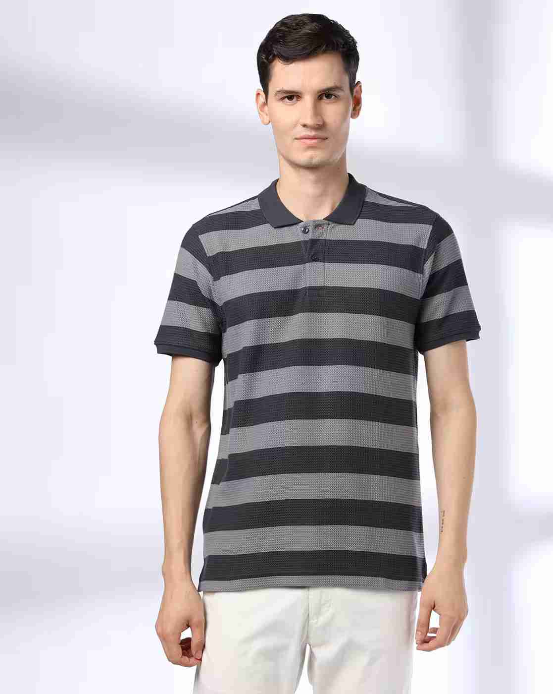 NETPLAY | Men Ultimate Striped Slim Fit Polo T-Shirt|3