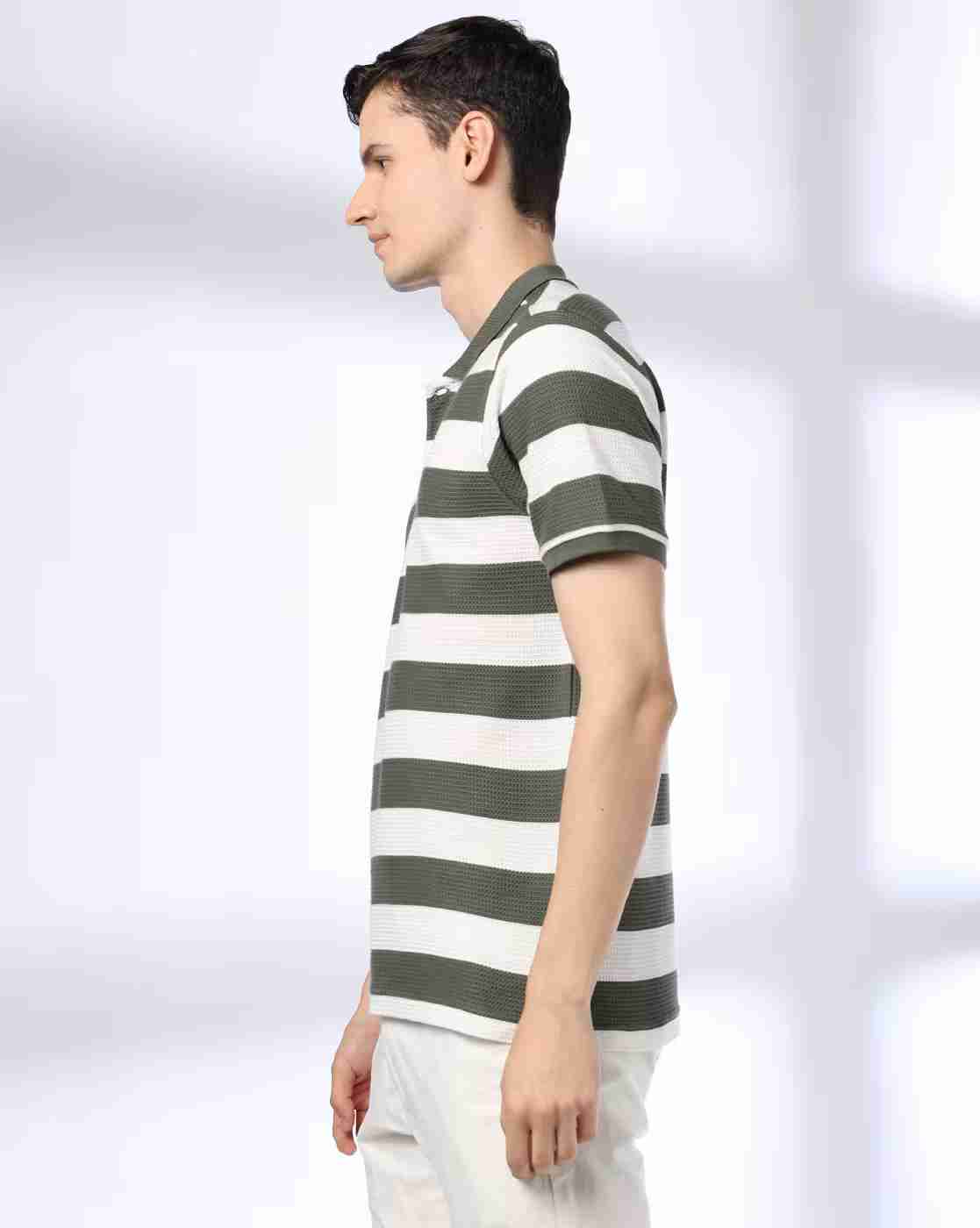 NETPLAY | Men Ultimate Striped Slim Fit Polo T-Shirt|1