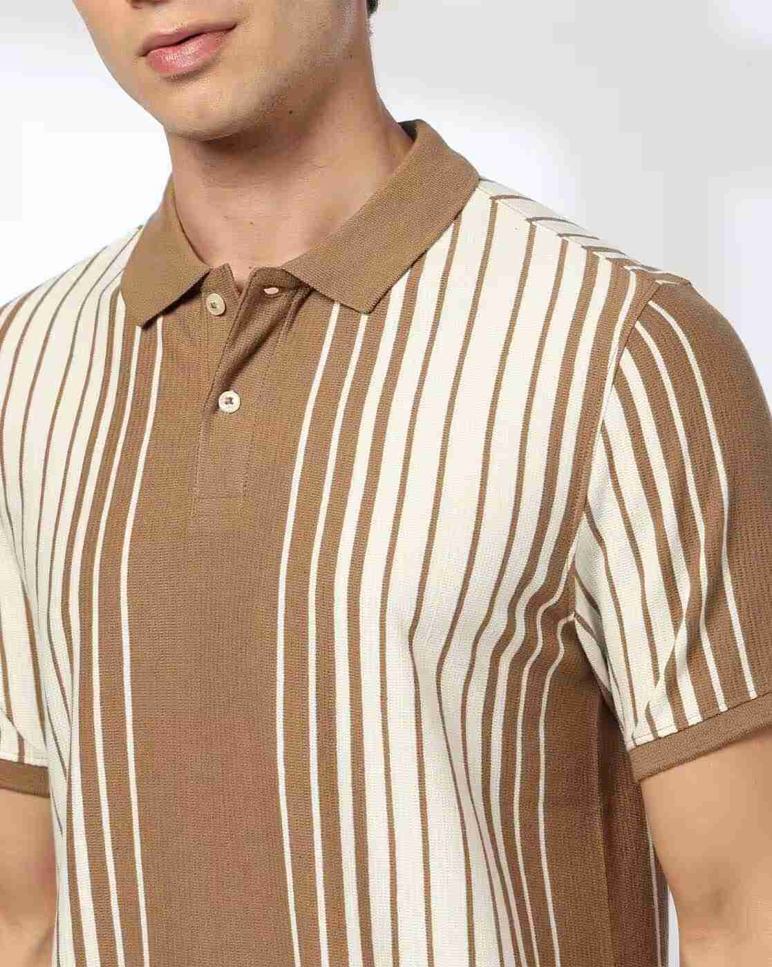 NETPLAY | Men Striped Ultimate 6 Slim Fit Polo T-Shirt|3