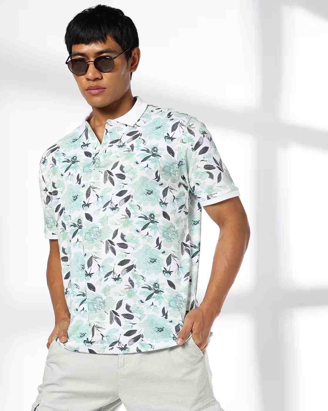 Men Ultimate All-Over Print Slim Fit Polo T-Shirt
