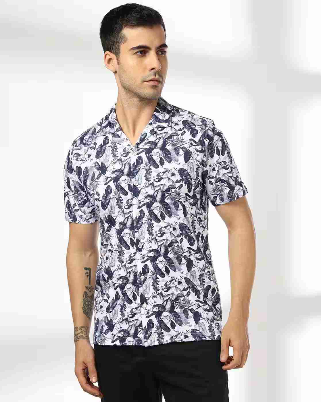 NETPLAY | Men Printed Regular Fit Shirt|0