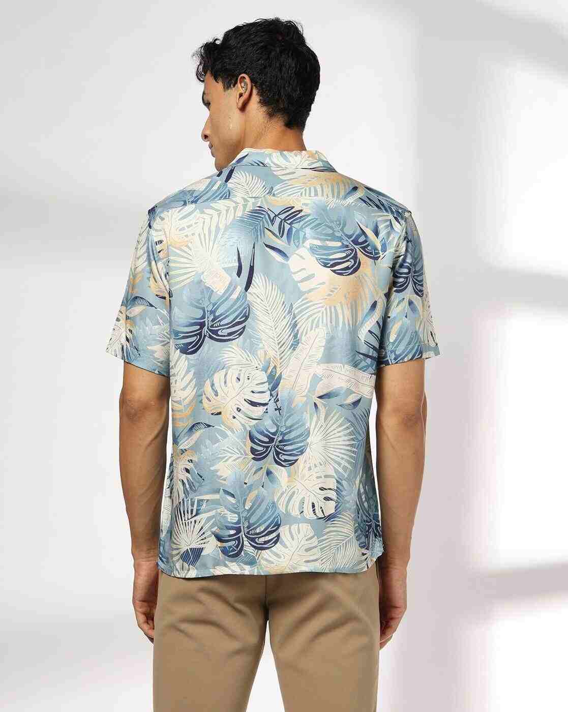 NETPLAY | Men All-Over Print Slim Fit Shirt|2