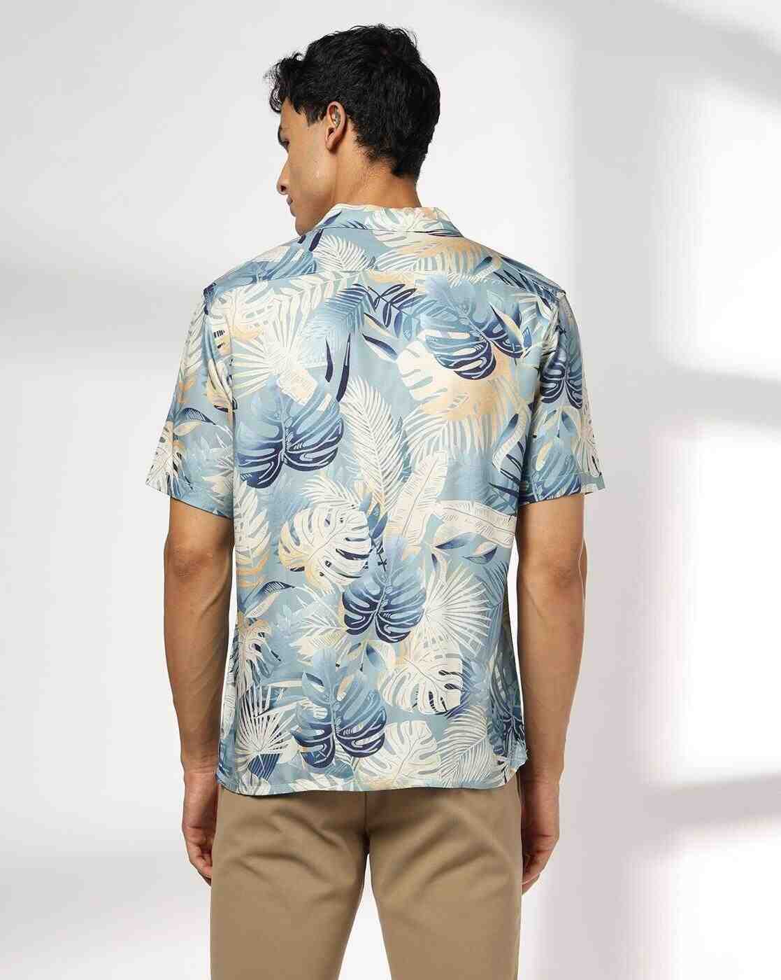 NETPLAY | Men All-Over Print Slim Fit Shirt|2