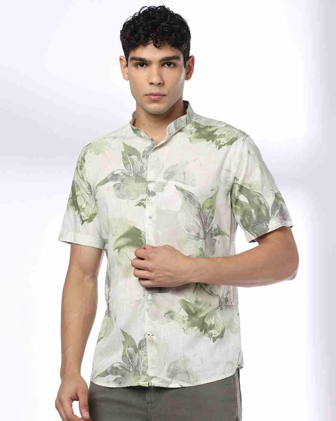 NETPLAY | Men Printed Slim Fit Cotton Shirt|0