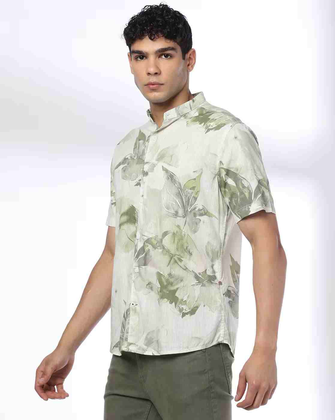 NETPLAY | Men Printed Slim Fit Cotton Shirt
