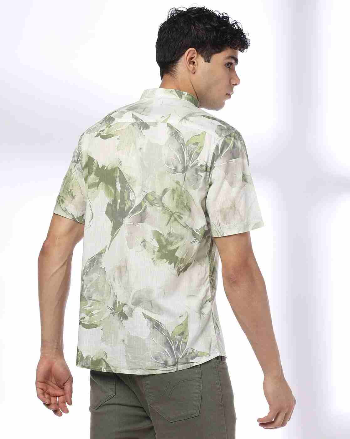 NETPLAY | Men Printed Slim Fit Cotton Shirt|2