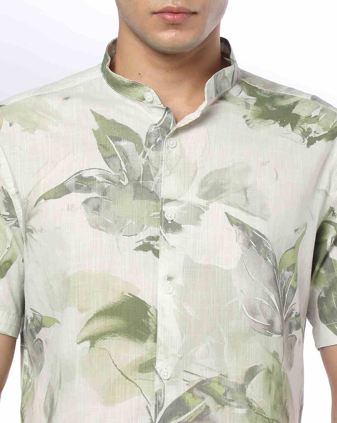 NETPLAY | Men Printed Slim Fit Cotton Shirt|3