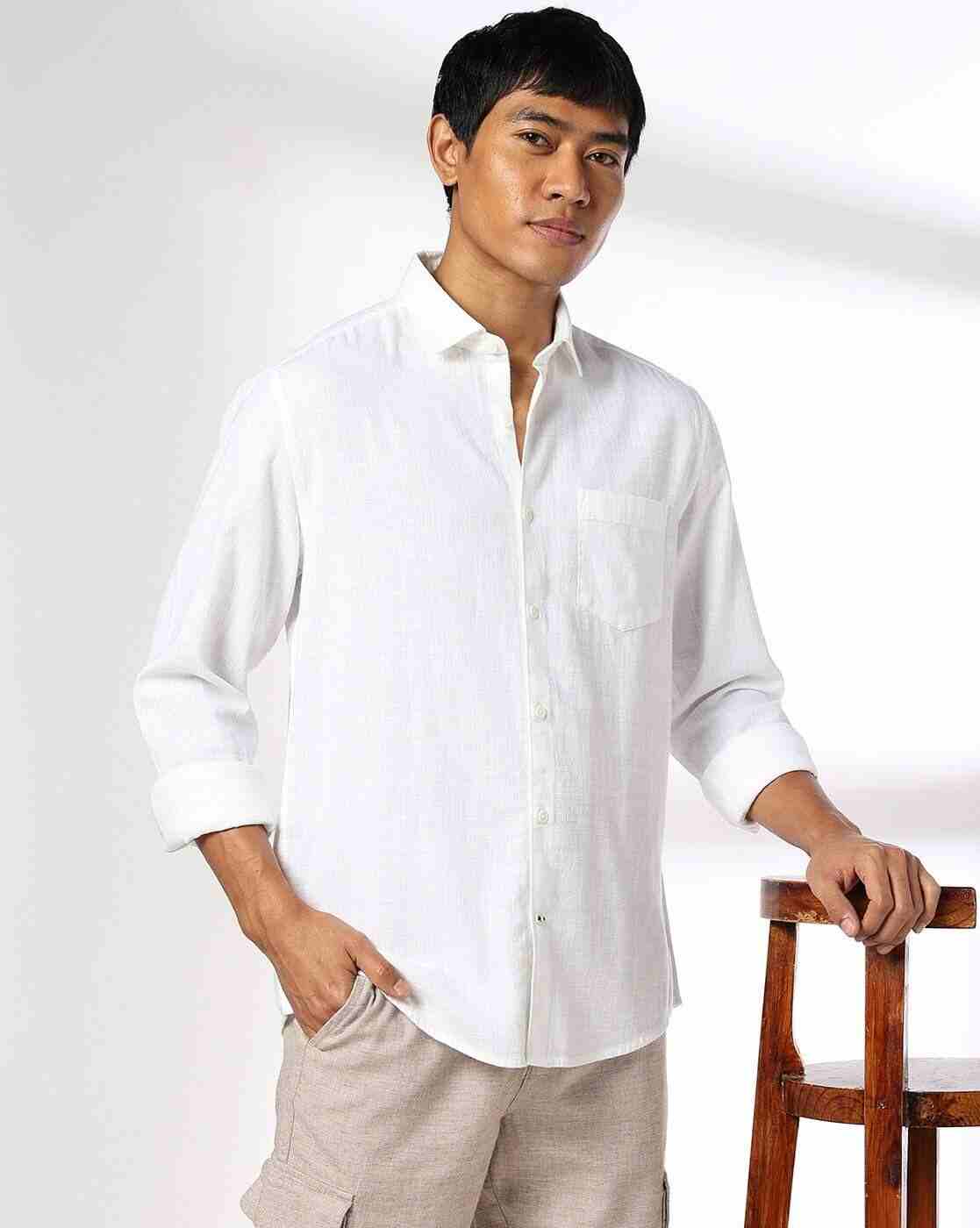 NETPLAY | Men Slim Fit Shirt with Patch Pocket|0