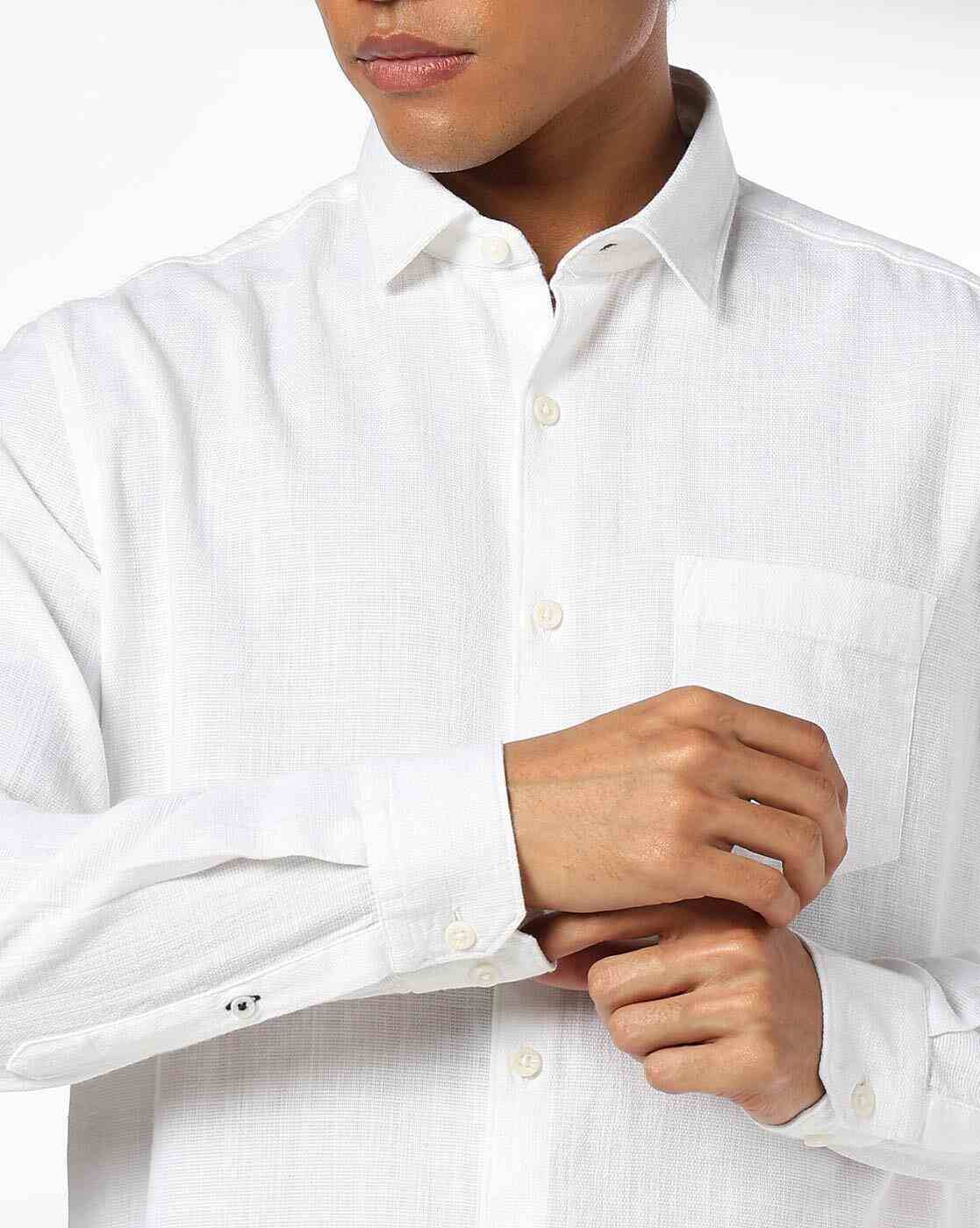 NETPLAY | Men Slim Fit Shirt with Patch Pocket|4