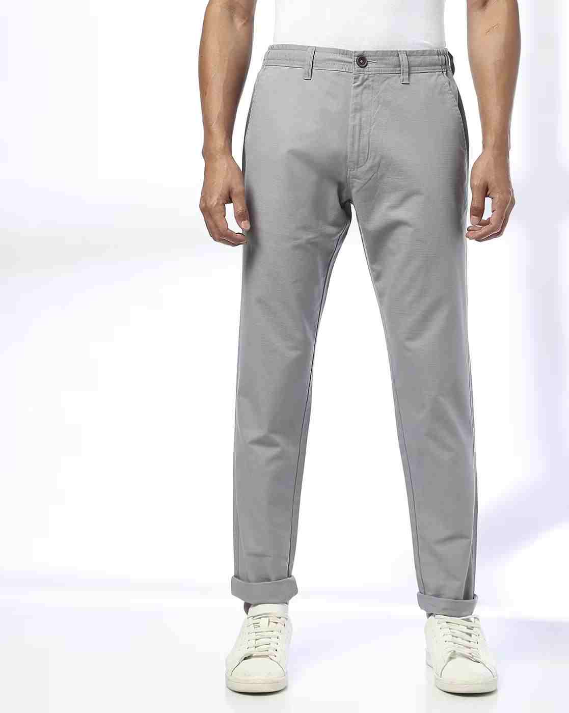 NETPLAY | Men Slim Fit Chinos with Insert Pockets|0