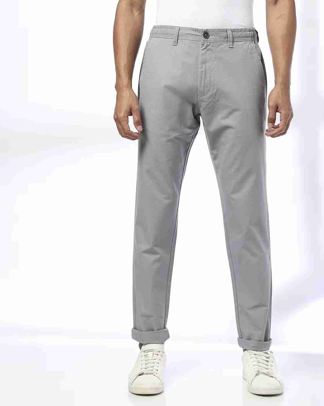 NETPLAY | Men Slim Fit Chinos with Insert Pockets|0