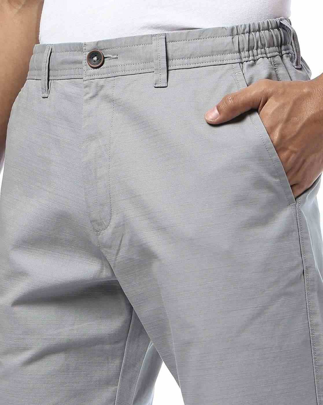 NETPLAY | Men Slim Fit Chinos with Insert Pockets|3