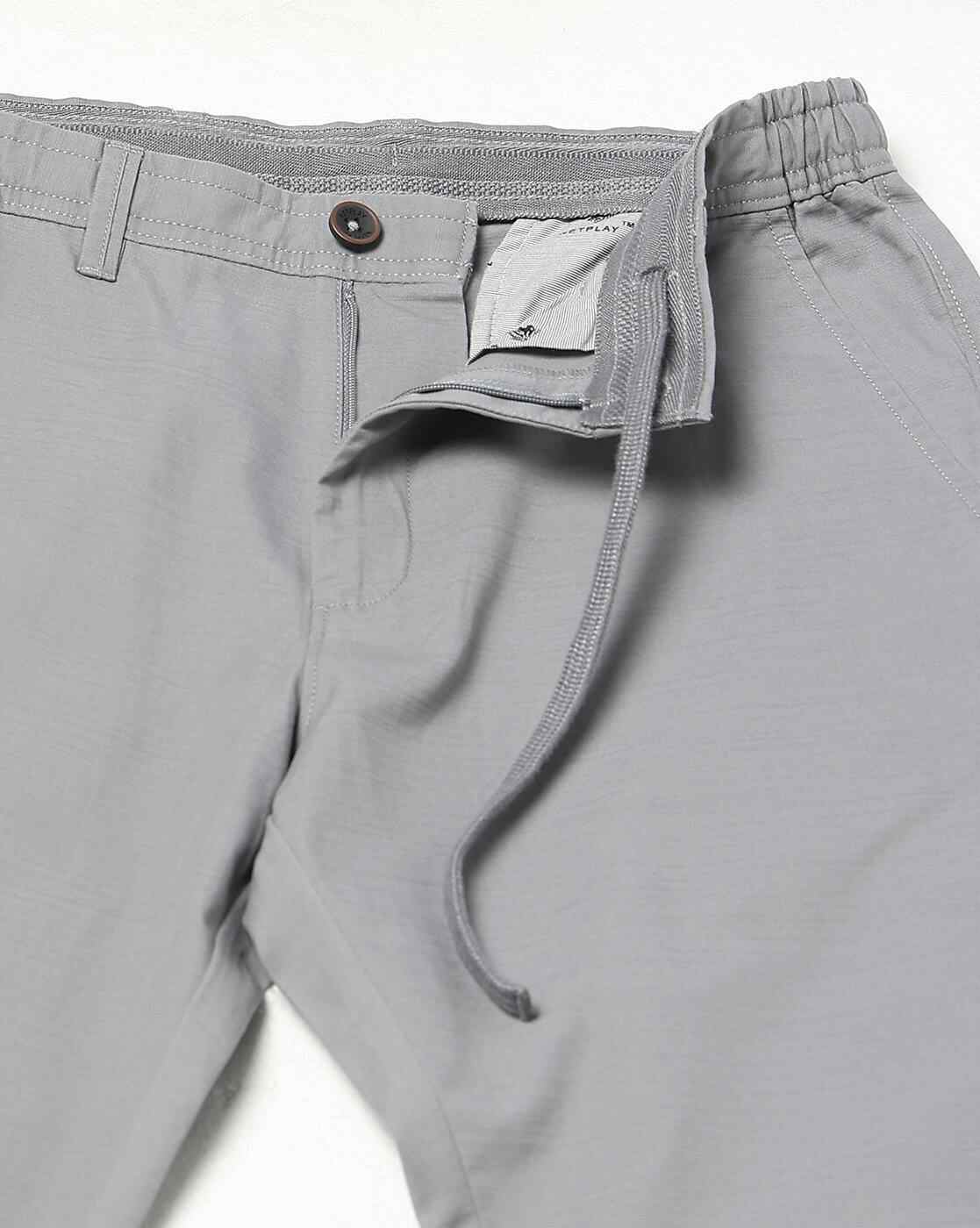 NETPLAY | Men Slim Fit Chinos with Insert Pockets|4