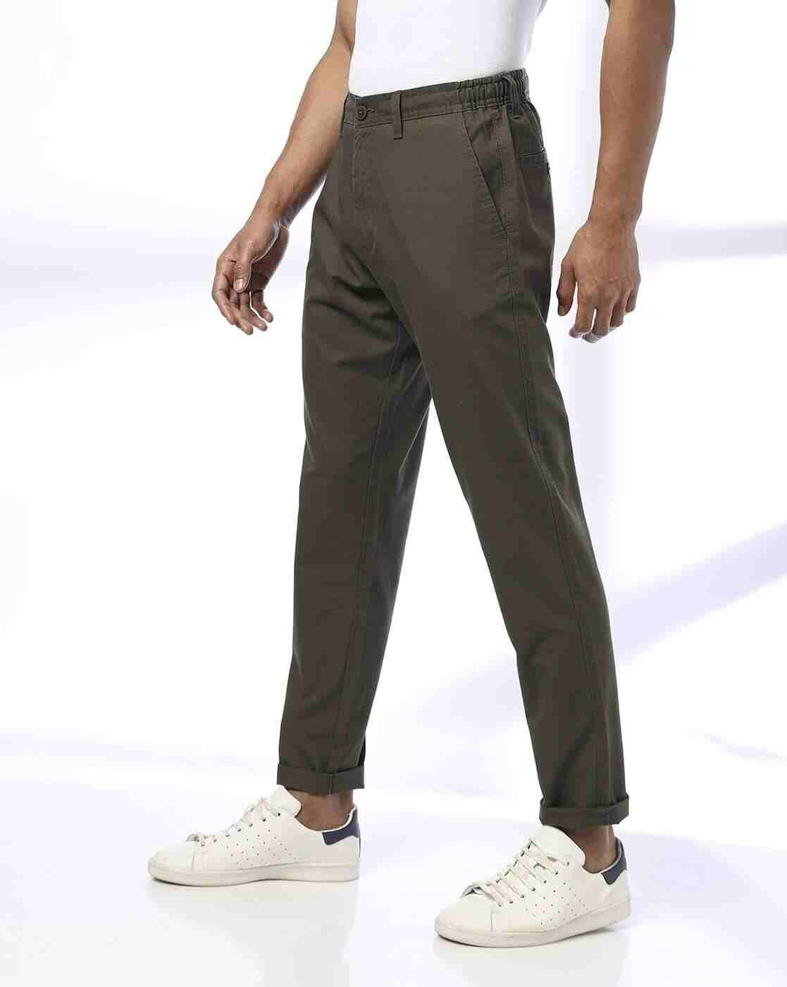 NETPLAY | Men Slim Fit Chinos with Insert Pockets|1