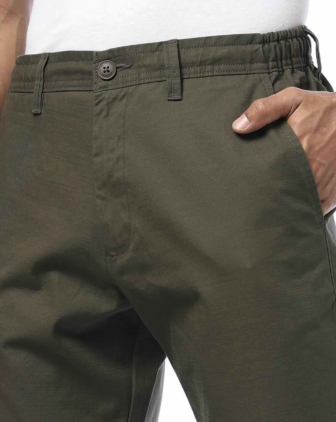 NETPLAY | Men Slim Fit Chinos with Insert Pockets|3