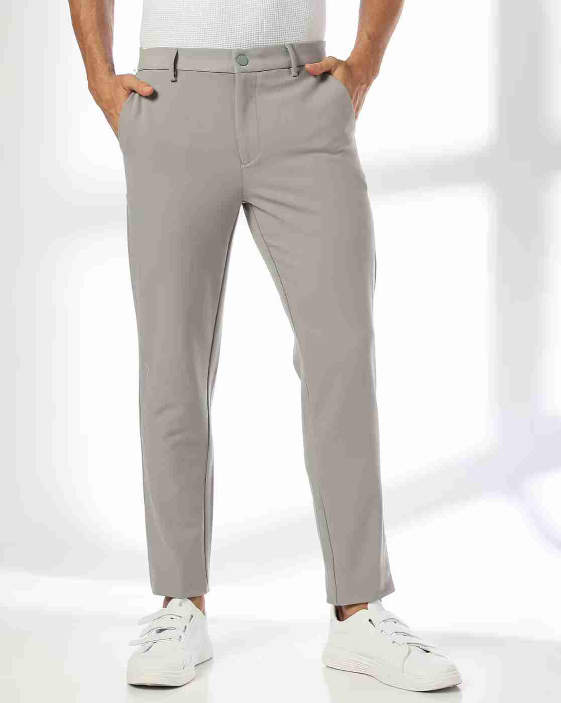 NETPLAY | Men Slim Fit Flat-Front Chinos|0