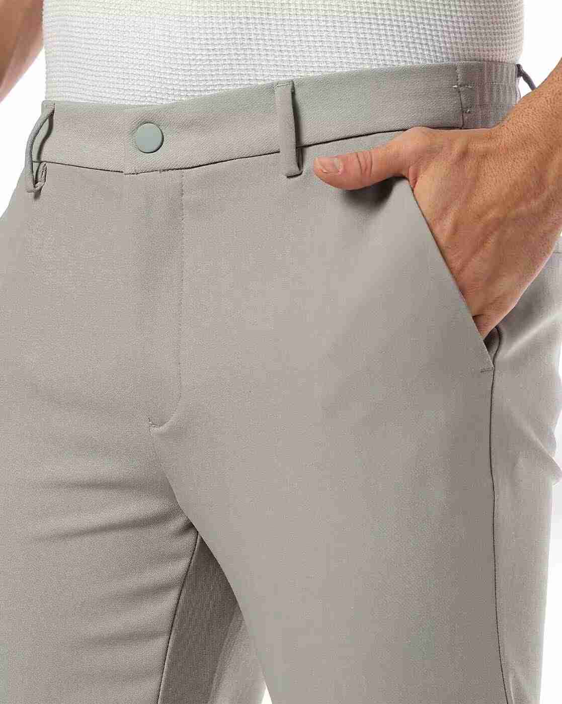 NETPLAY | Men Slim Fit Flat-Front Chinos|3