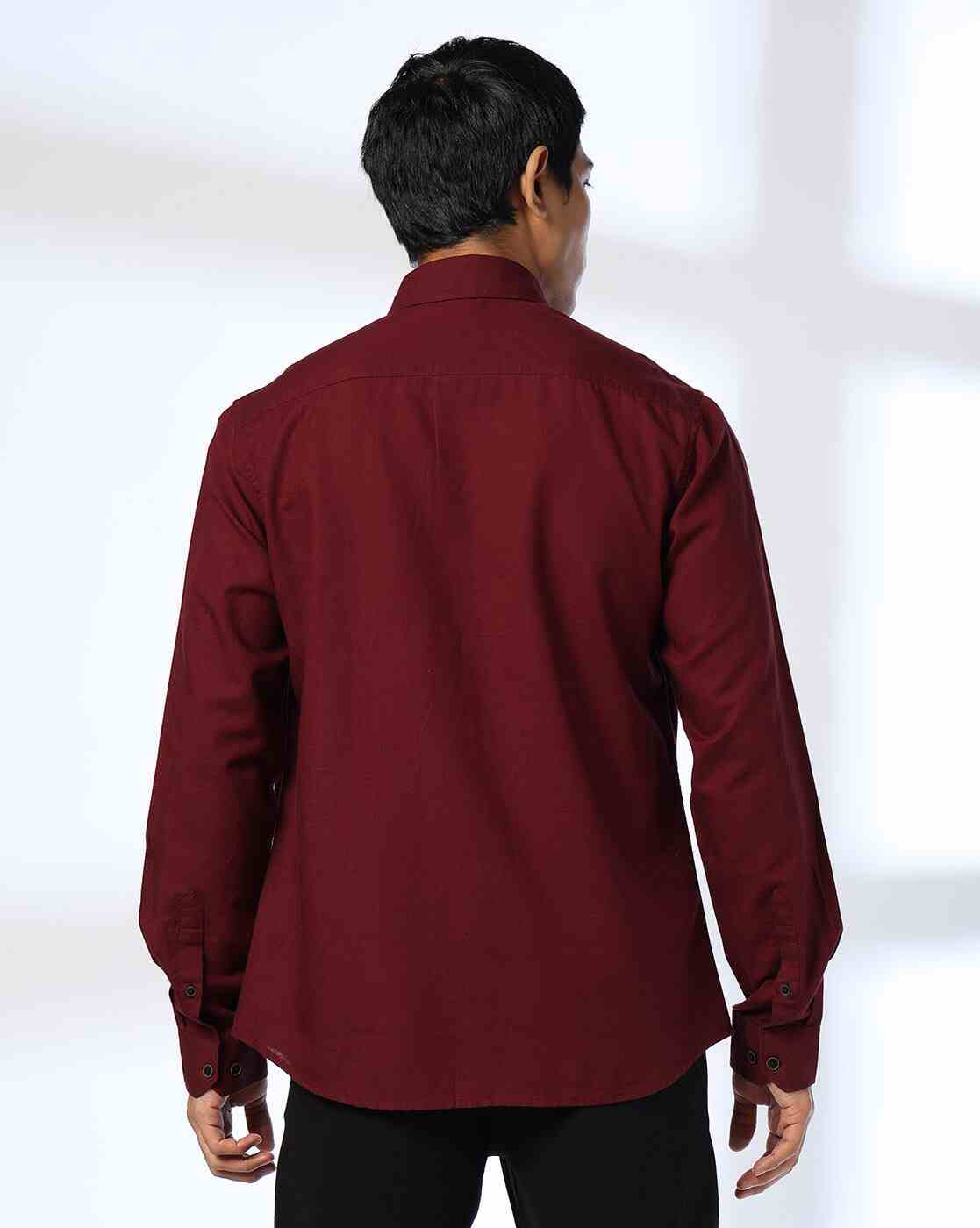 NETPLAY | Men Slim Fit Shirt with Patch Pocket|2