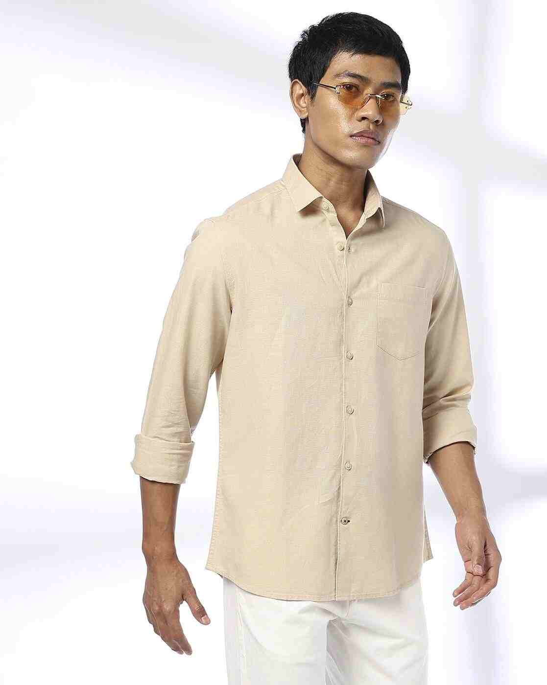 NETPLAY | Men Slim Fit Shirt with Patch Pocket|0