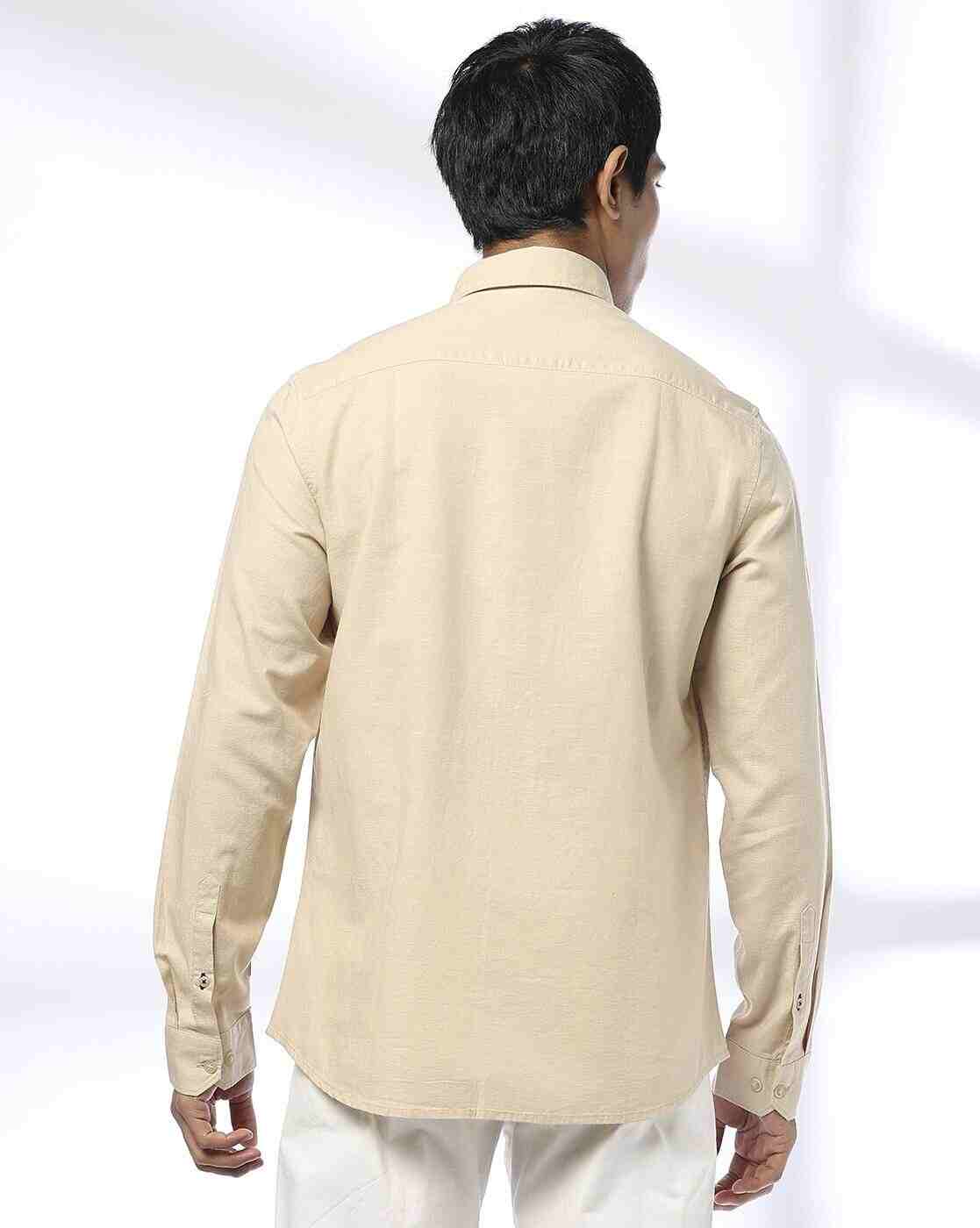 NETPLAY | Men Slim Fit Shirt with Patch Pocket|3
