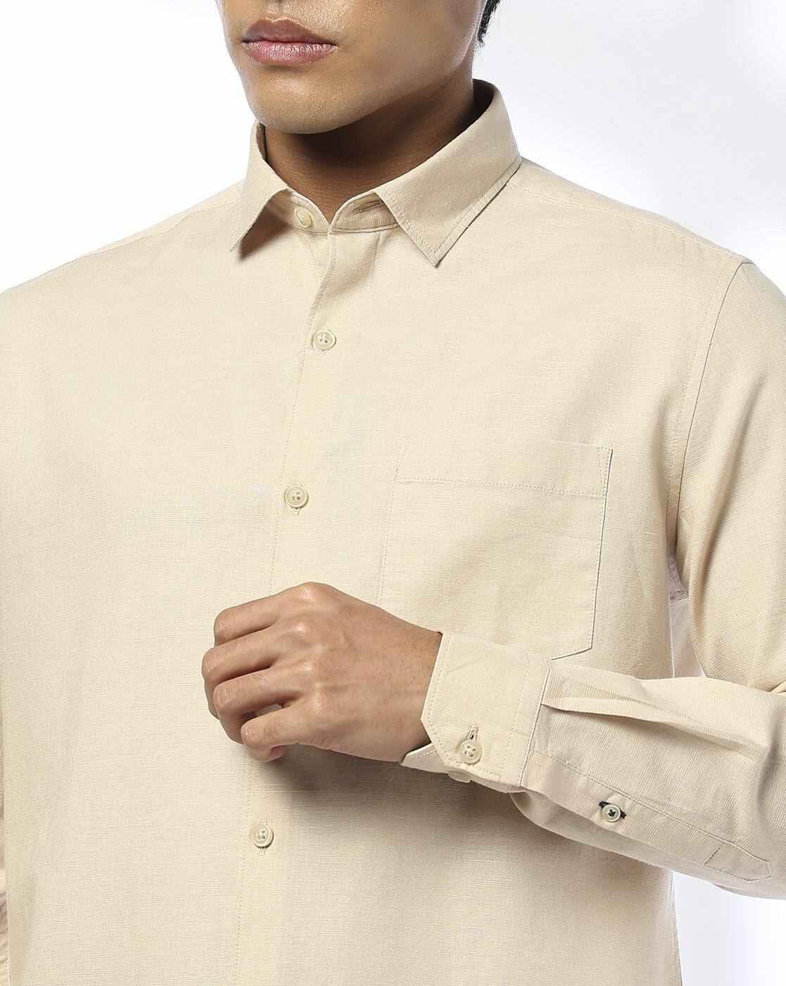 NETPLAY | Men Slim Fit Shirt with Patch Pocket|4
