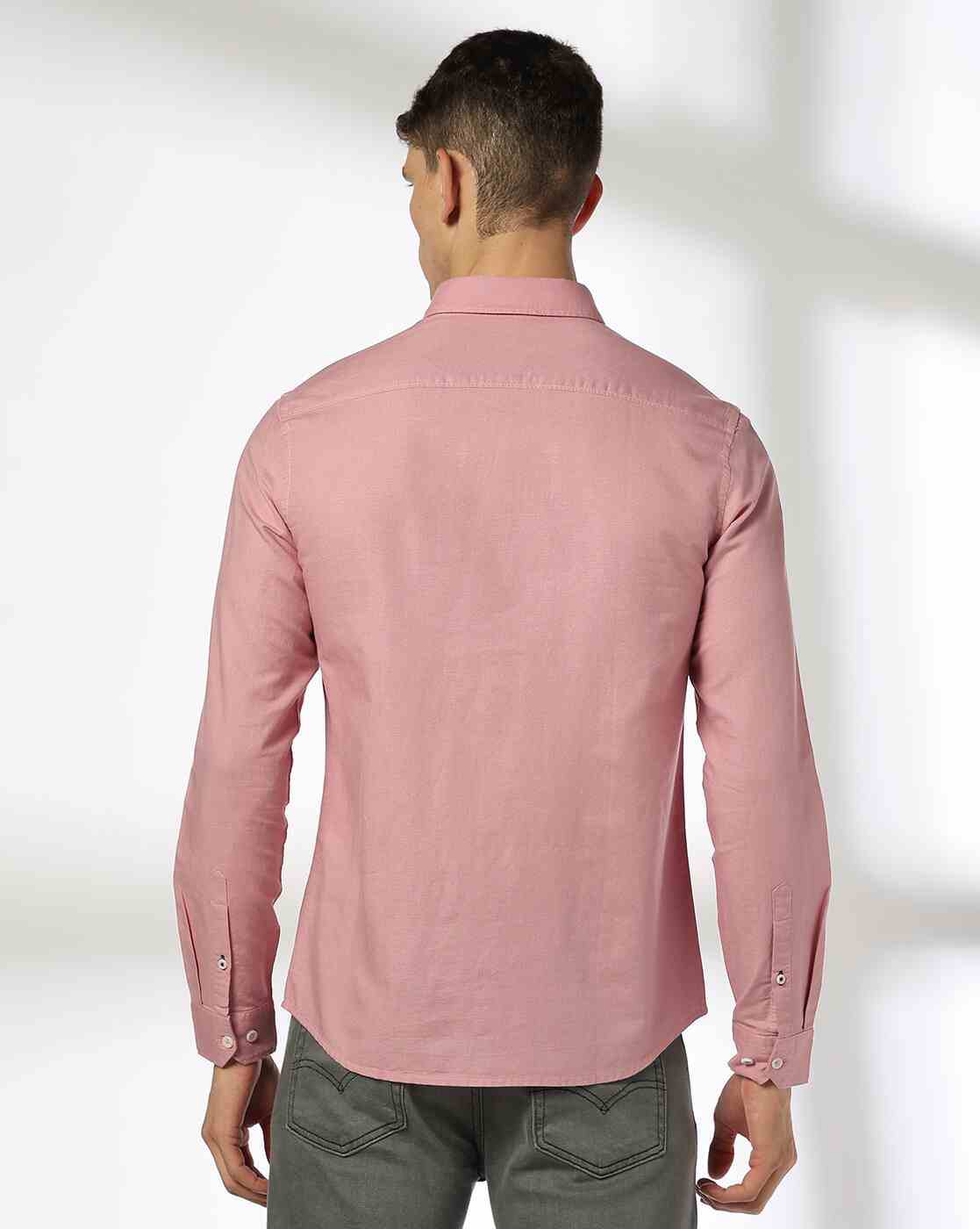 NETPLAY | Men Slim Fit Shirt with Patch Pocket|2