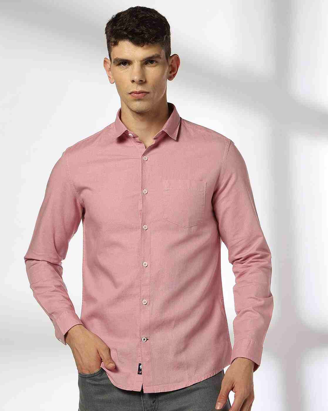 NETPLAY | Men Slim Fit Shirt with Patch Pocket|3