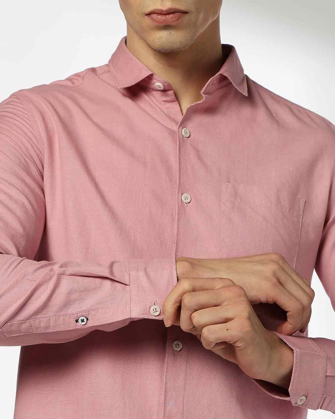 NETPLAY | Men Slim Fit Shirt with Patch Pocket|4