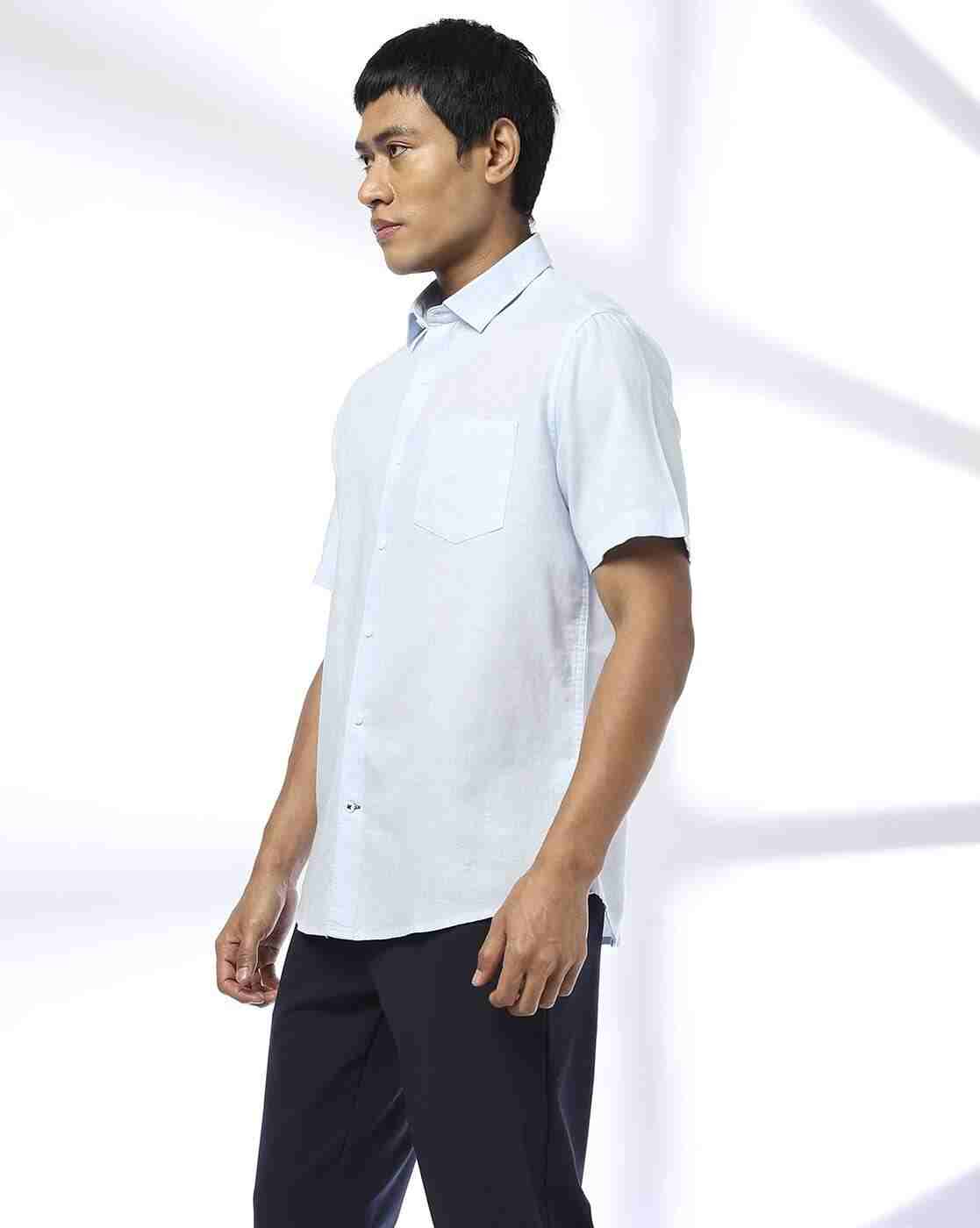 NETPLAY | Men Slim Fit Shirt with Patch Pocket|2