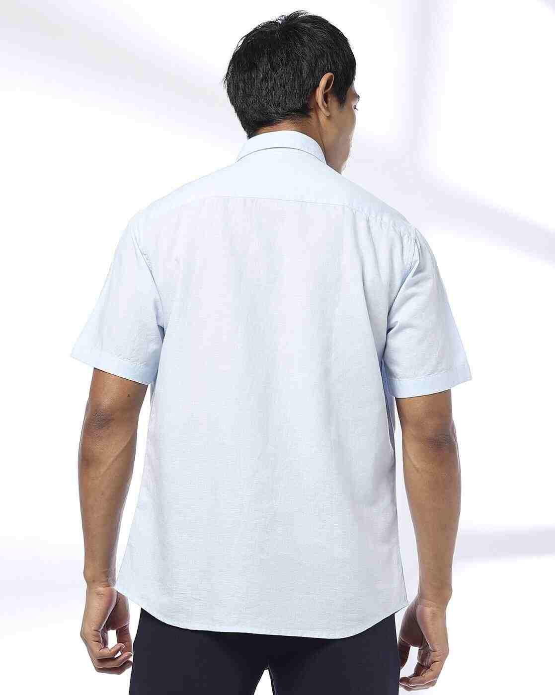 NETPLAY | Men Slim Fit Shirt with Patch Pocket|3