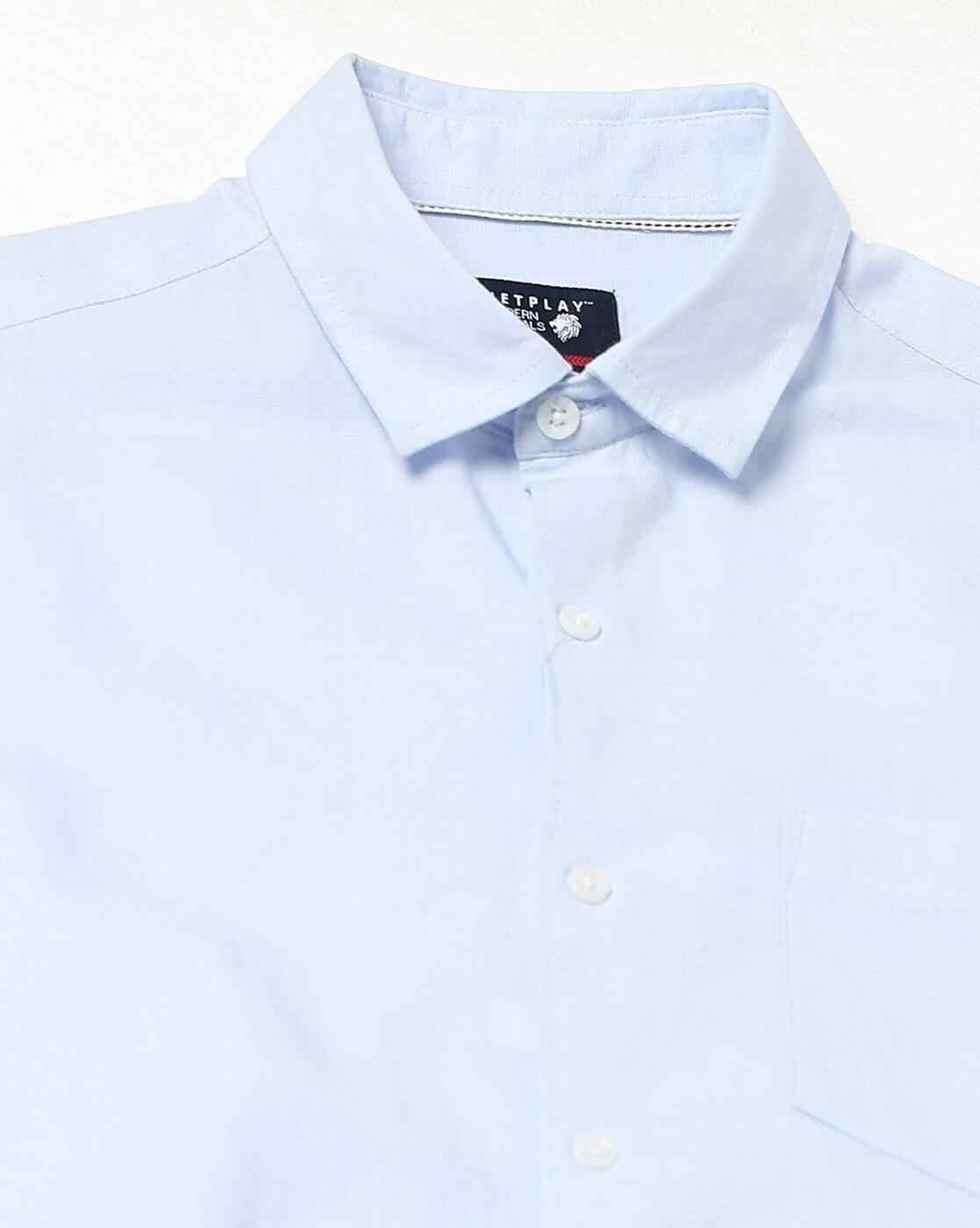 NETPLAY | Men Slim Fit Shirt with Patch Pocket|5