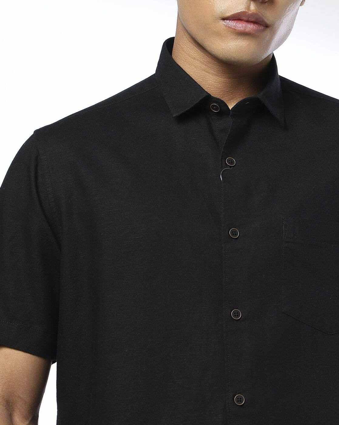 NETPLAY | Men Slim Fit Shirt with Patch Pocket|4