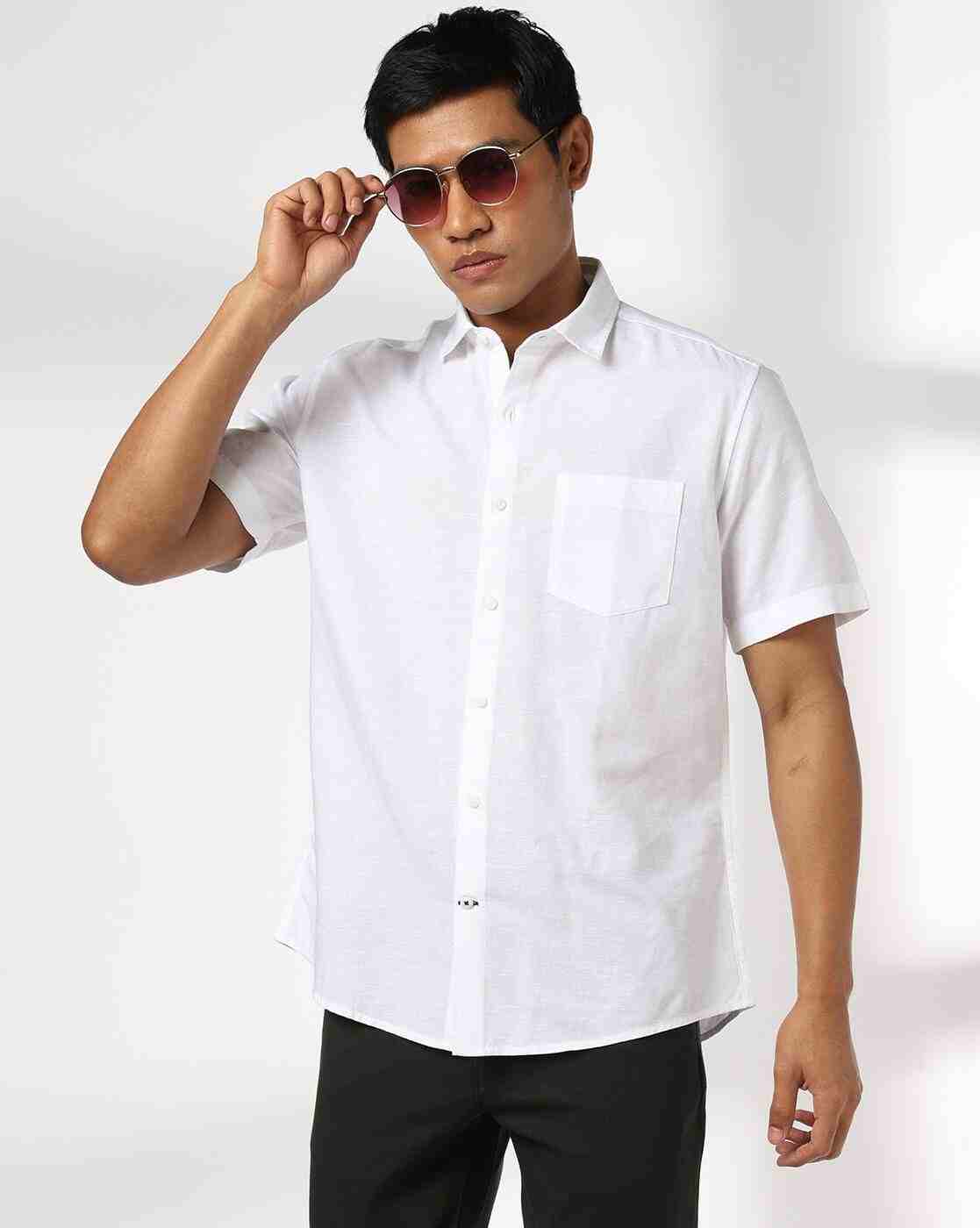 NETPLAY | Men Slim Fit Shirt with Patch Pocket|0