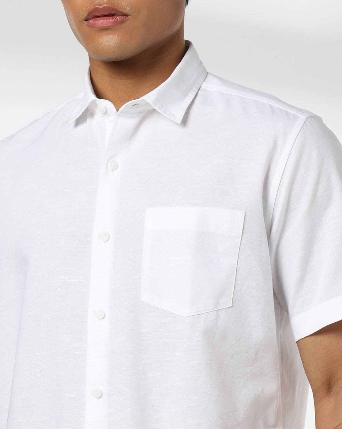 NETPLAY | Men Slim Fit Shirt with Patch Pocket|4