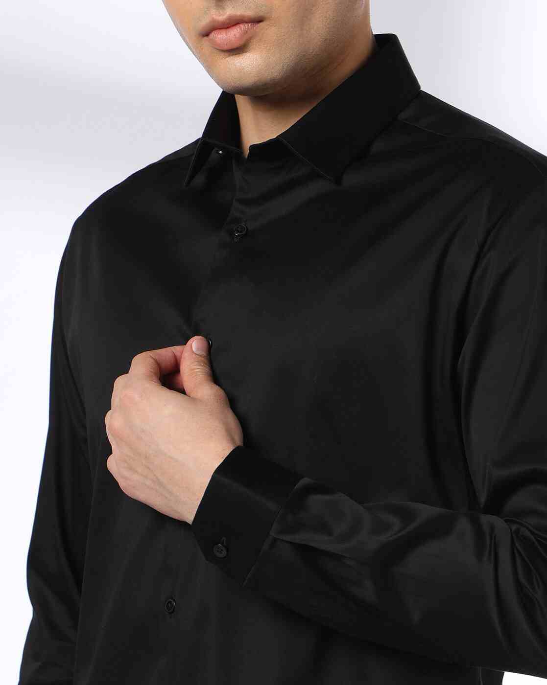 NETPLAY | Men Regular Fit Shirt with Spread Collar|4