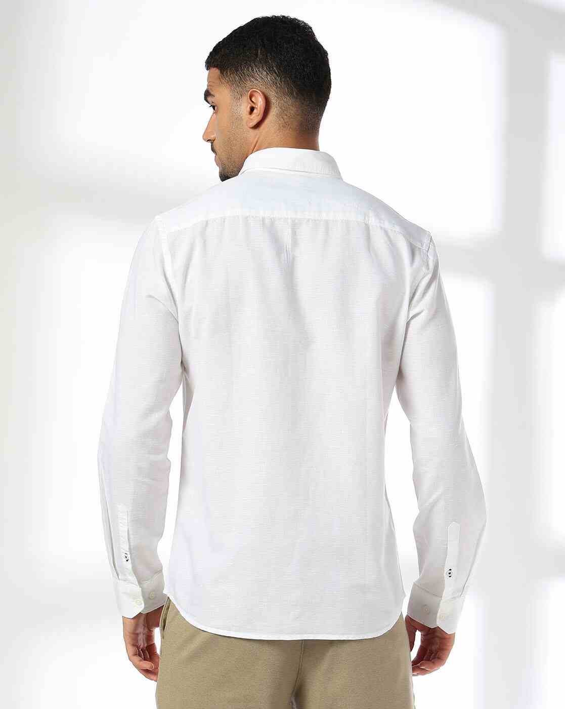 NETPLAY | Men Regular Fit Shirt with Patch Pocket|2