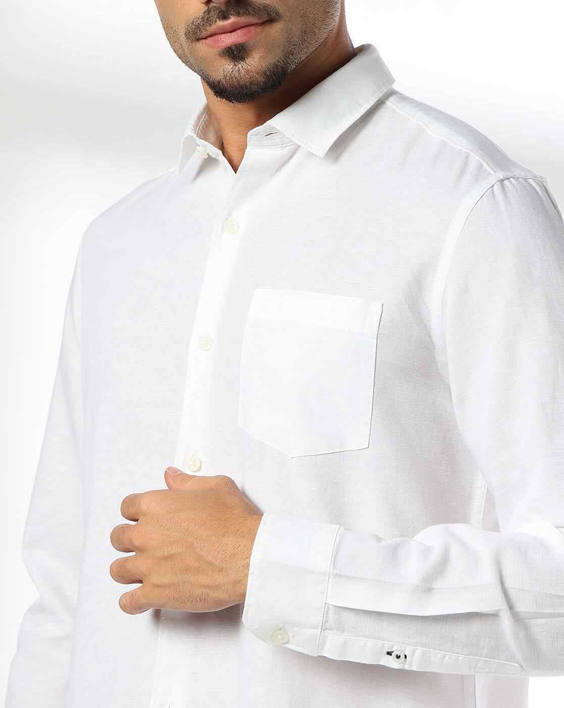 NETPLAY | Men Regular Fit Shirt with Patch Pocket|4