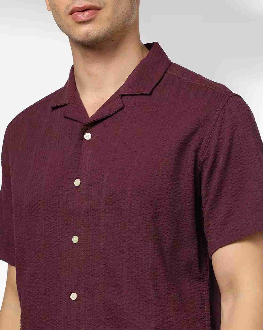 NETPLAY | Men Striped Seersucker Slim Fit Shirt|3