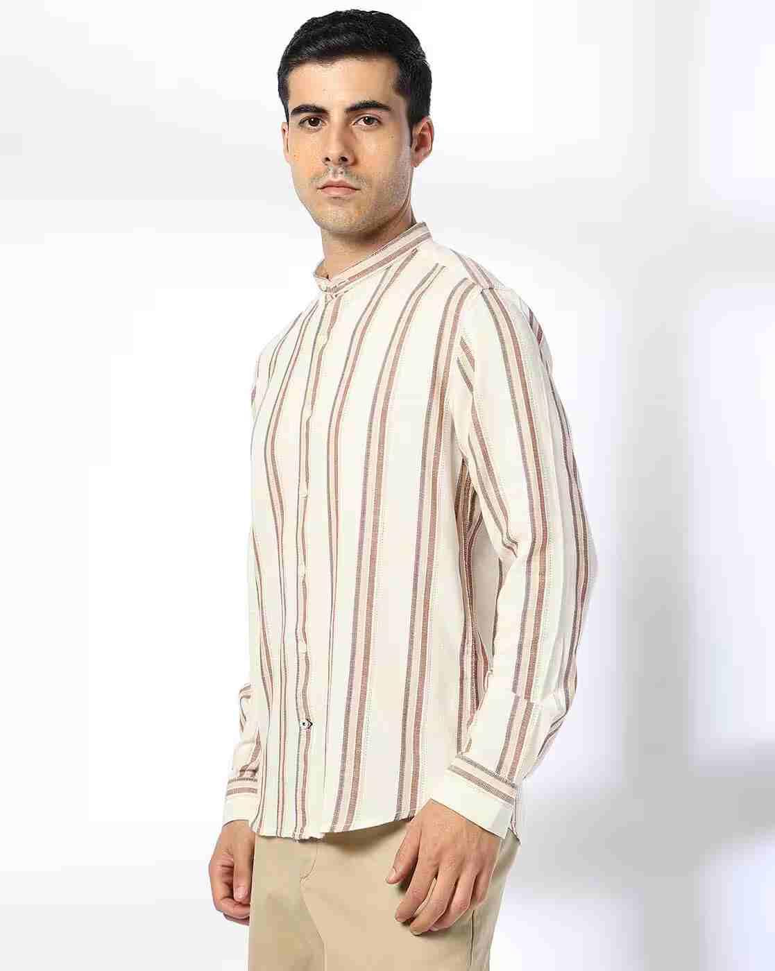 NETPLAY | Men Striped Slim Fit Shirt