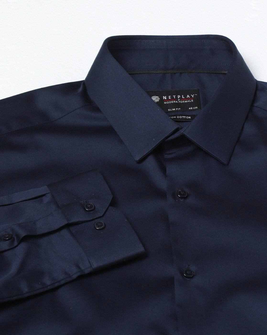 NETPLAY | Men Slim Fit Cotton Shirt|5